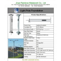 Helical Piles for Street Light Foundation